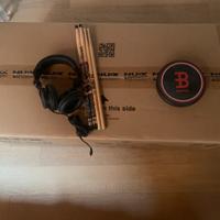 Batteria Elettrica + drum + bacchette + cuffie