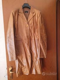 Cappotto in pelle donna