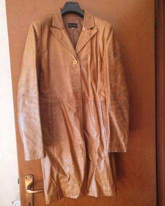 Cappotto in pelle donna