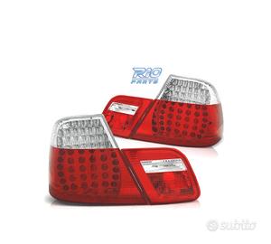 FANALI BMW E46 COUPE 03-07 LED ROSSO CROMATO LOOK 