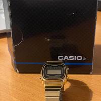 Orologio casio color oro