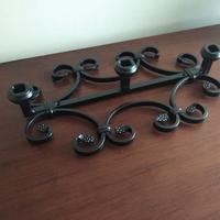 Appendiabiti 3 posti in ferro battuto