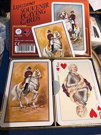 Carte da colleziome Lipizzaner 2 mazzi nel set