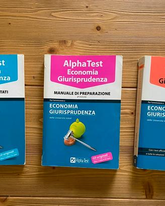 Kit Completo Alpha Test Economia e Giurisprudenza