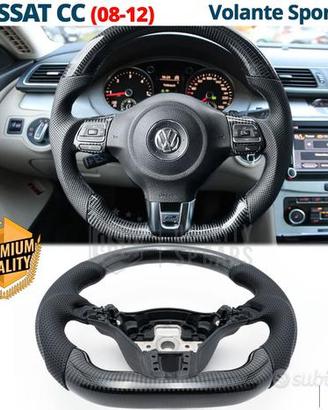 VOLANTE Sportivo per VW PASSAT CC Carbonio e Pelle
