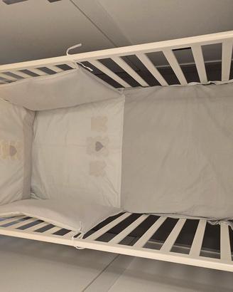 Lettino bianco  con sponde Erbesi