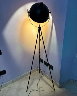 Royal Vintage Style Treppiede Lampada da Terra Nautica Legno Luce con Stand