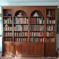 Libreria grande antica in legno massello