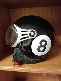 casco jet con visiera omologato CE taglia L 