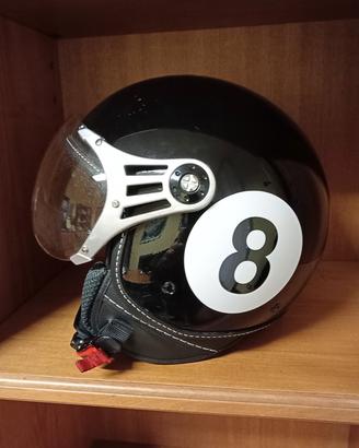 casco jet con visiera omologato CE taglia L 