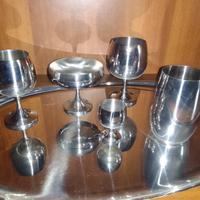  Servizio di bicchieri in acciaio inox AMC