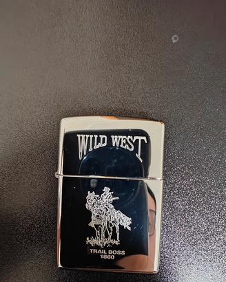 Zippo accendino Wild West Trail Boss 1860 Nuovo