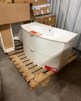 Mobile bagno con lavabo integrato (Design moderno)