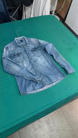Camicia di jeans uomo denim chiaro – Taglia S