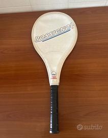 Raquette De Tennis Vintage Rossignol F200 Carbon - Début Des Années 80 - Avec Son étui D'origine
