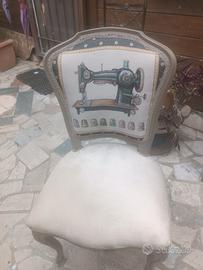 sedia/ poltroncina macchina da cucire 