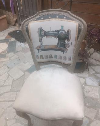 sedia/ poltroncina macchina da cucire 