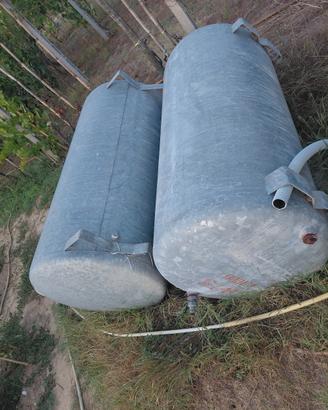 cisterna 1000 litri Acciao Zincato
