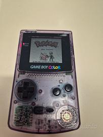 Nintendo GAME BOY COLOR trasparente + pokemon red