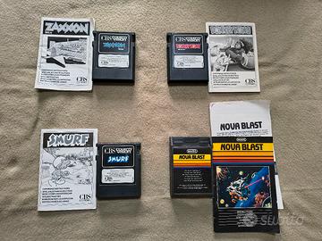 Lotto 4 cartucce giochi Colecovision 