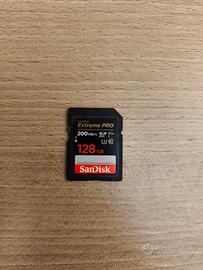 scheda SD 128GB Sandisk Extreme Pro