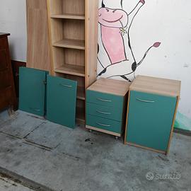 libreria e cassettiera 