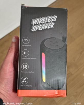 S619 Portable Wirless Speaker Nuovo