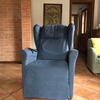 Poltrona relax, alza persona due motori