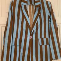Blazer sfiderato rigato