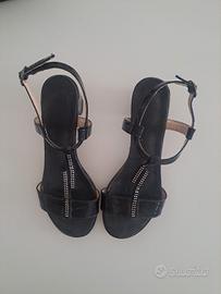 Sandali donna neri con strass - n. 37 