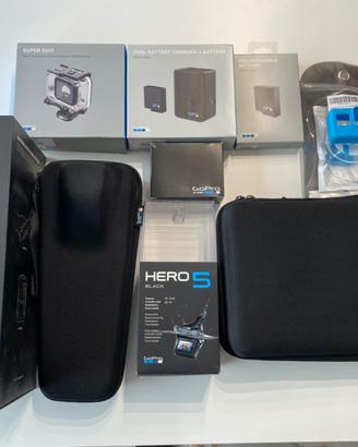GoPro Hero 5 Black + Karma Grip + accessori