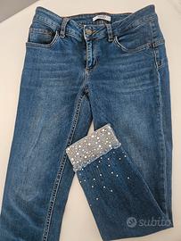 Jeans slim a vita bassa