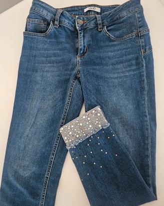Jeans slim a vita bassa