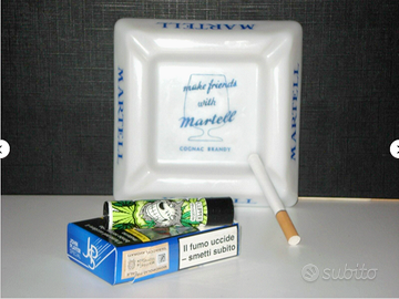 portacenere martell pubblicitario vintage anni 70