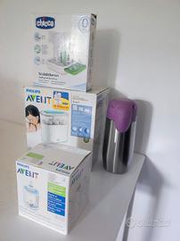 Set sterilizzatore scola e scalda biberon, thermos