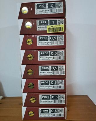 RICABLE PRIMUS SIGNAL CONNETTORI RCA 0,5/1/2 mt