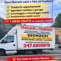 Traslochi, trasporti e sgomberi