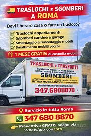Traslochi, trasporti e sgomberi