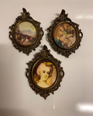 Antichi quadretti in miniatura