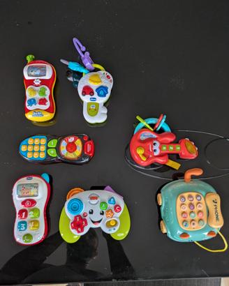 kit 7 giochi neonato