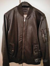 Giacca ecopelle tg M testa di moro