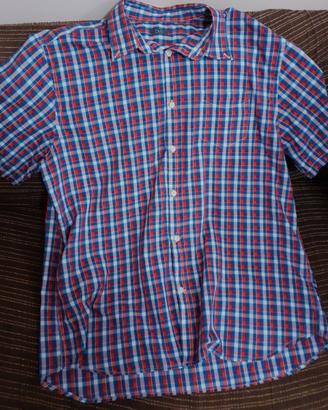 Camicia OVS a quadretti fantasia manica corta XXL