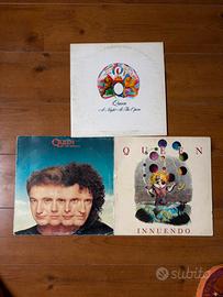 QUEEN Lotto 3 Vinili - PRIME STAMPE ITALIANE