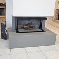 CAMINO A LEGNA TRIFACCIALE MONOBLOCCO