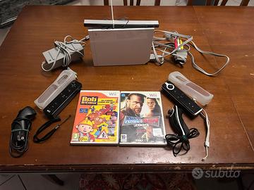 Nintendo wii completa+wii remote+giochi e accesori