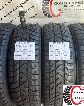 4 PNEUMATICI 175/65 R15 PIRELLI INVERNALI