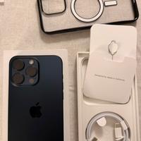 Iphone 15 Pro Max Blu Perfetto + Accessori