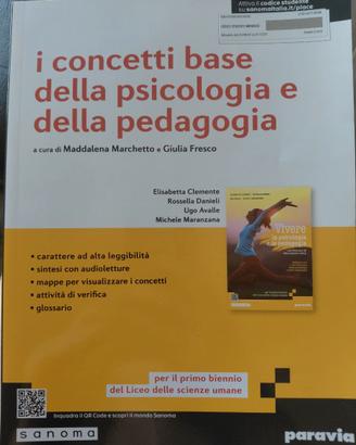 Vivere la psicologia e la pedagogia + i concetti b