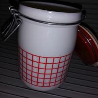 Barattolo in porcellana con chiusura ermetica