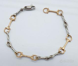 COD.1625.24 BRACCIALE 2 ORI 18K 750 MAGLIA A NODO